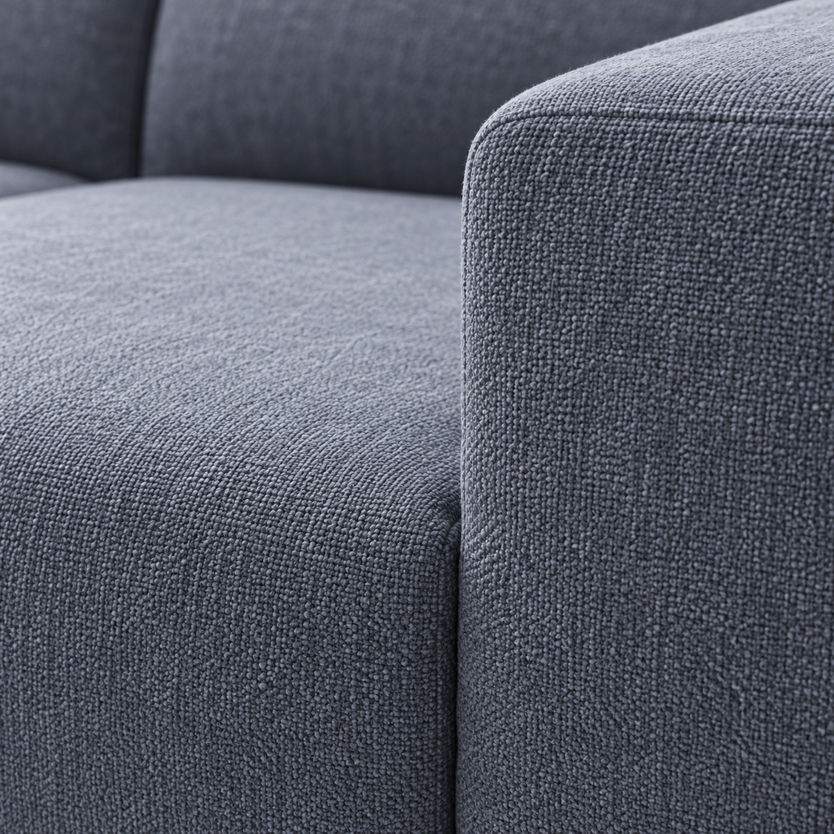 Black Bull Low-Back Cloud Sofa upholstery texture detail