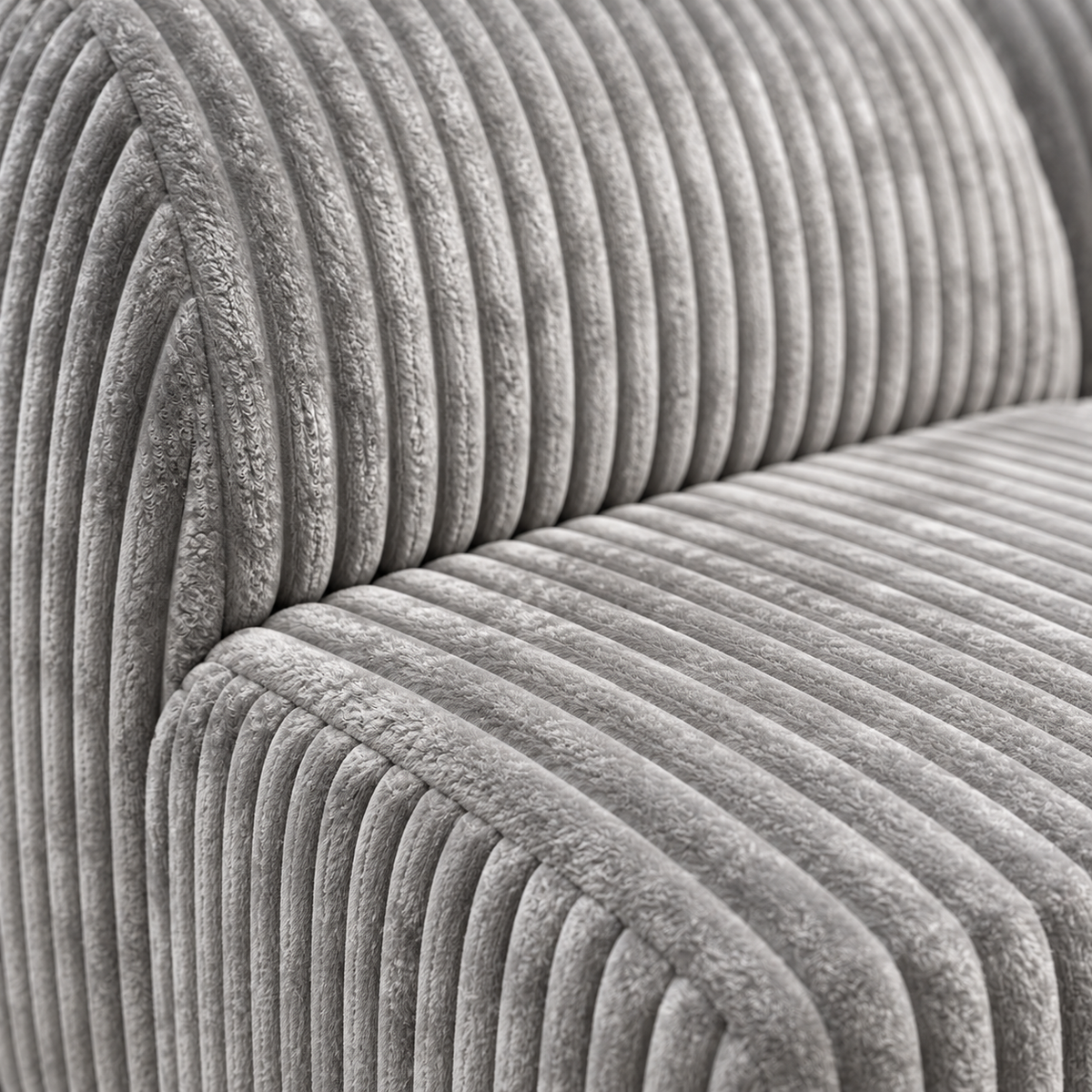 Bean Bun Cloud Chair upholstery and seam detail