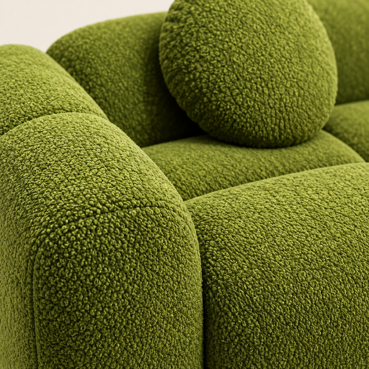 Puff Cloud Cloud Sofa upholstery and seam detail