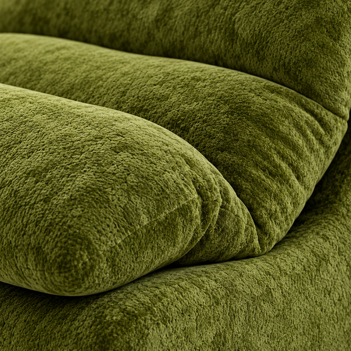 Velvet Cloud Chair upholstery texture detail