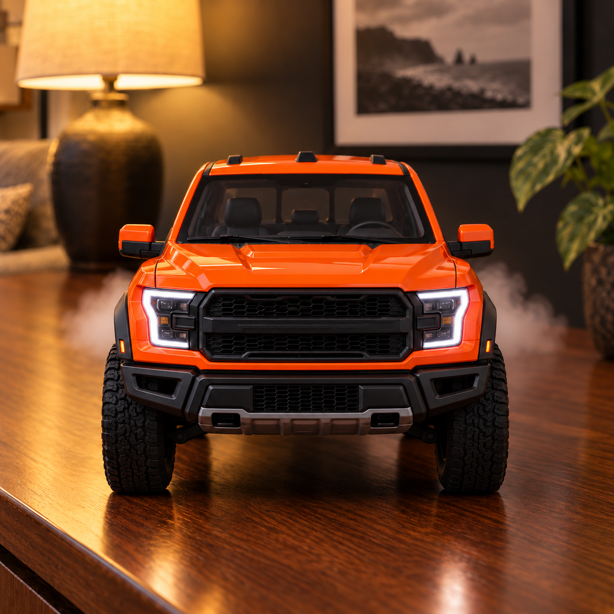 Orange Raptor - front view