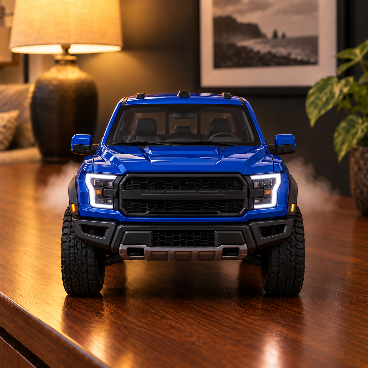 Blue Raptor - front view