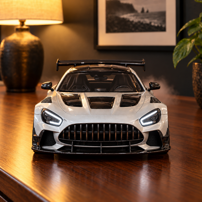 Silver AMG GT Black Series - front view