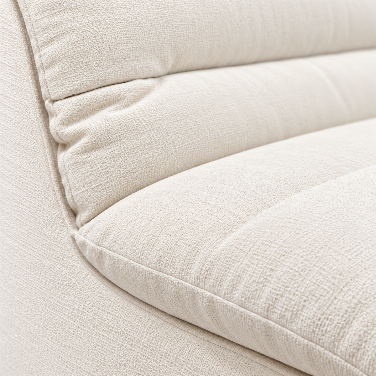 Patchwork Block Cloud Sofa upholstery texture detail
