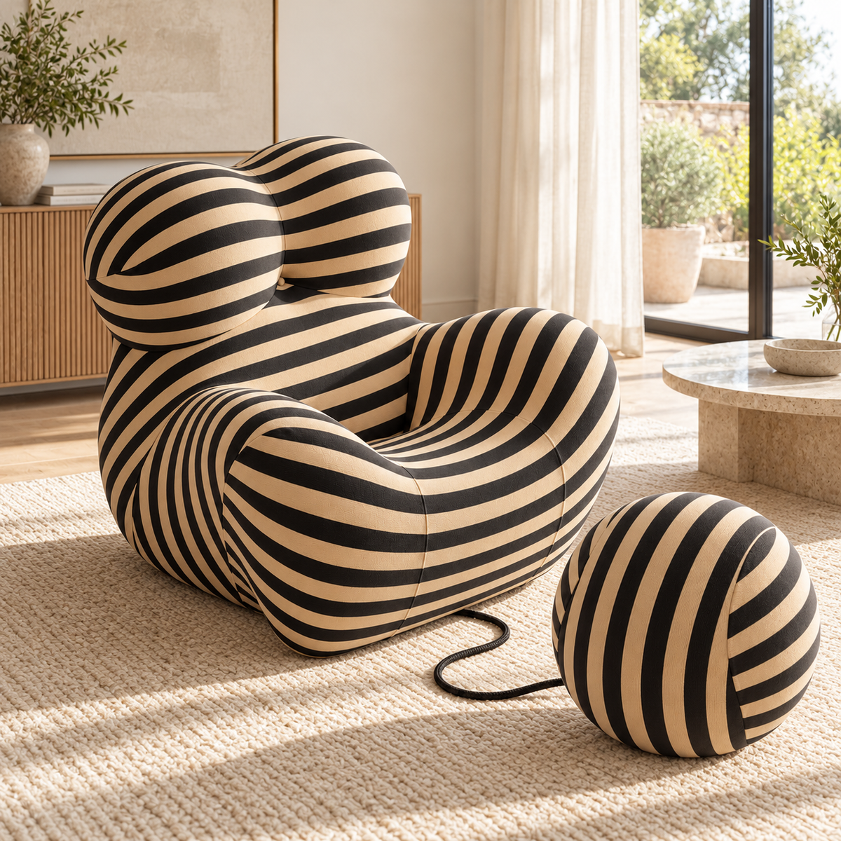 Cocoon Lounge Cloud Sofa in a contemporary living room