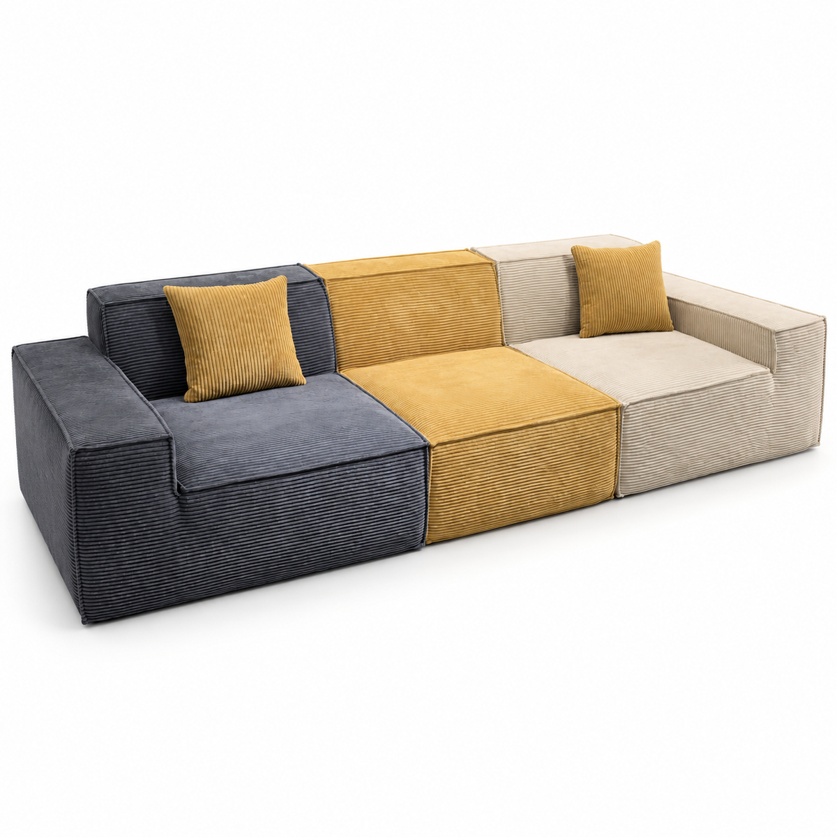 CXACXC™ Tofu Block A Modular Cloud Sofa on white background