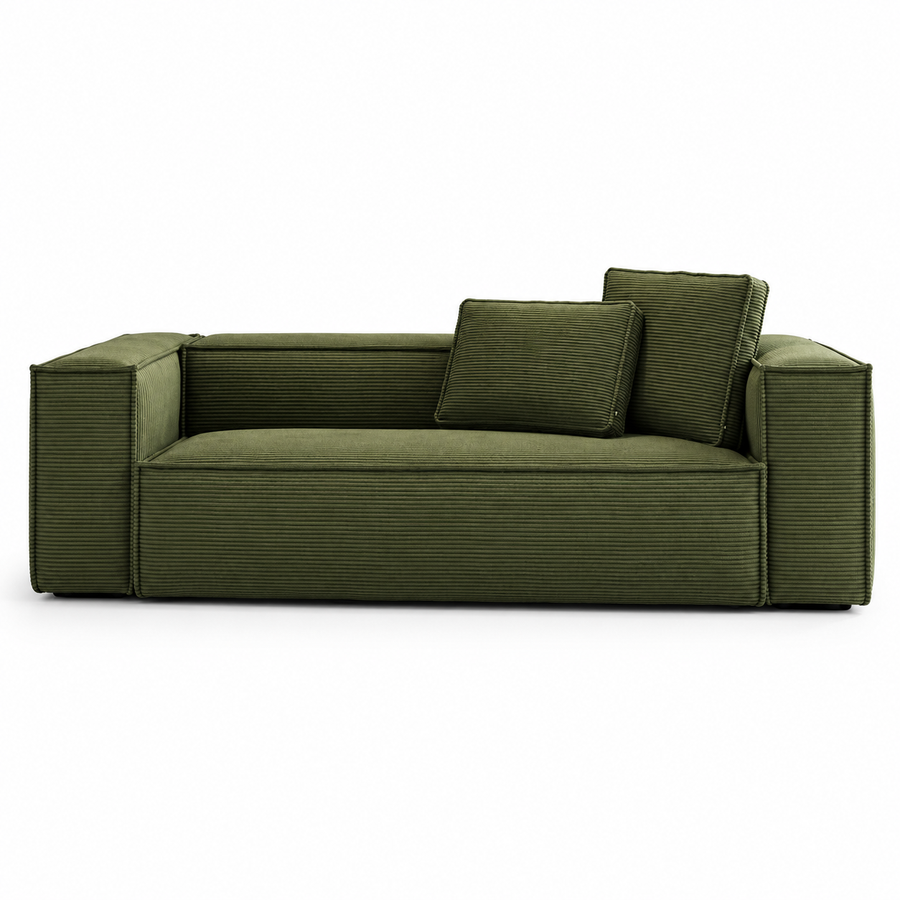 CXACXC™ Tofu Block B Corner Cloud Sofa on white background