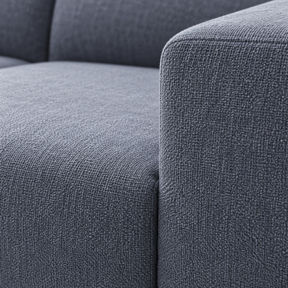 Black Bull Low-Back Cloud Sofa upholstery texture detail