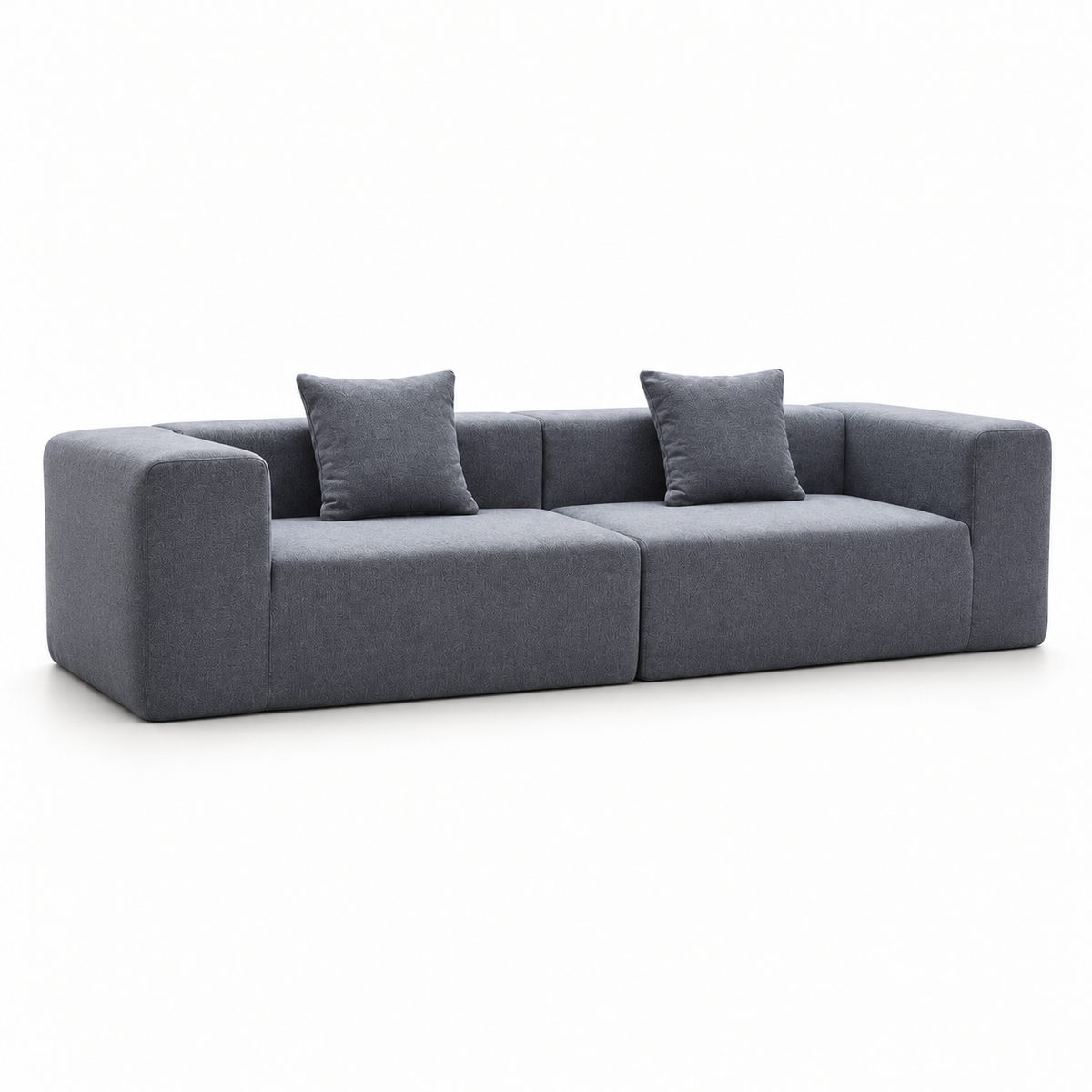 Black Bull Low-Back Cloud Sofa front three-quarter studio view