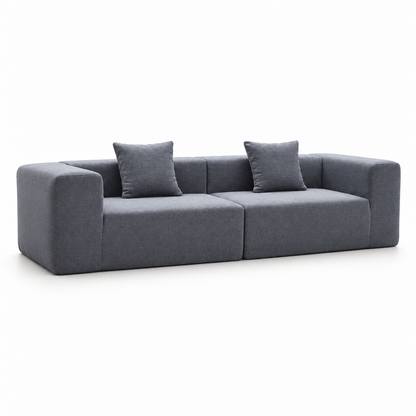 Black Bull Low-Back Cloud Sofa front three-quarter studio view