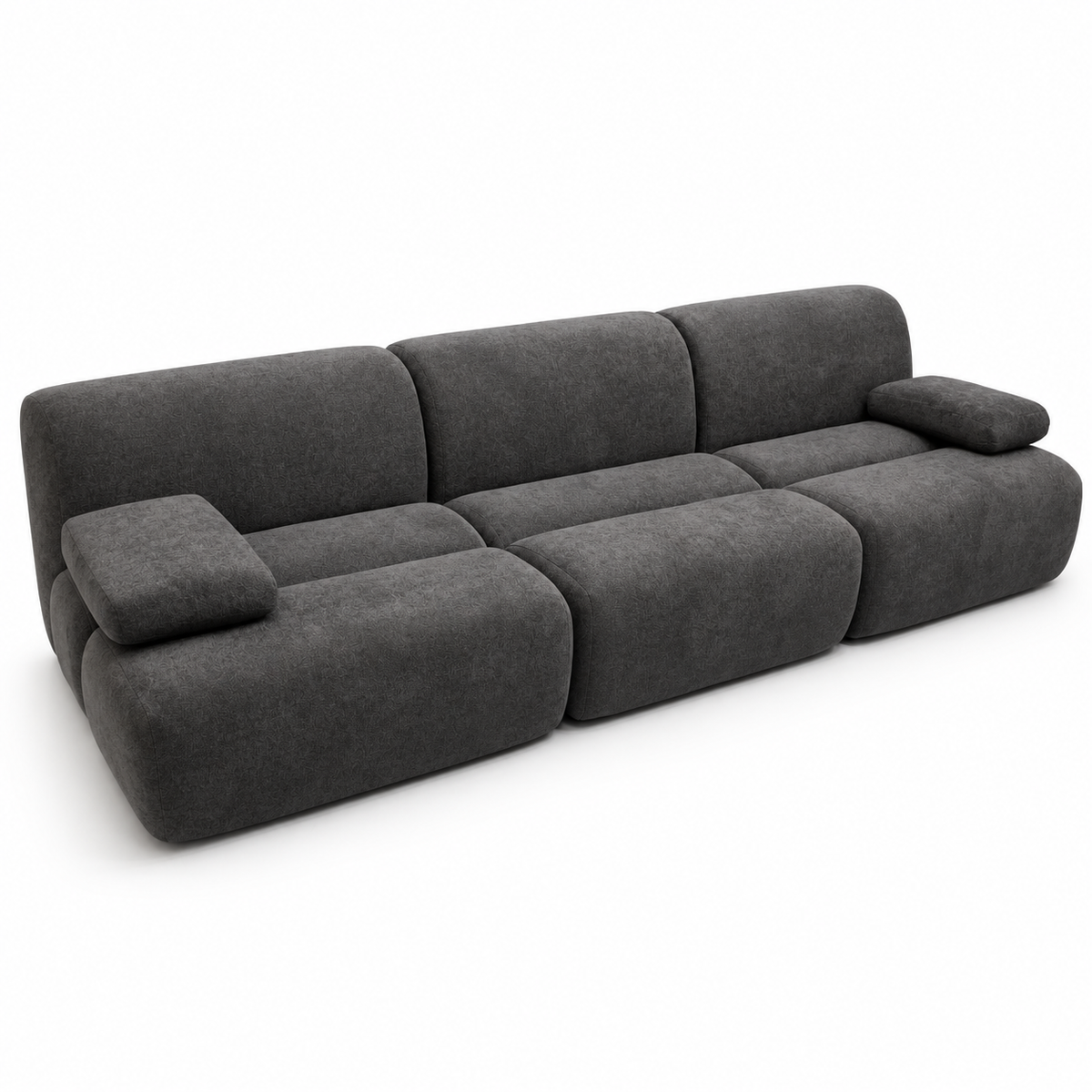 CXACXC™ Bamboo Joint Cloud Sofa on white background