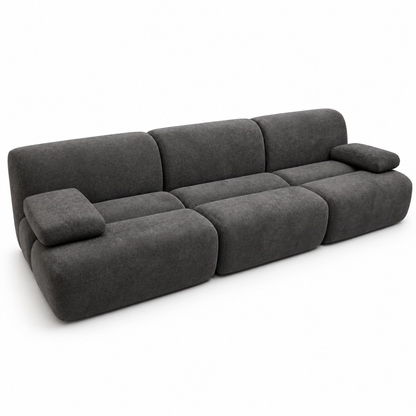 CXACXC™ Bamboo Joint Cloud Sofa on white background