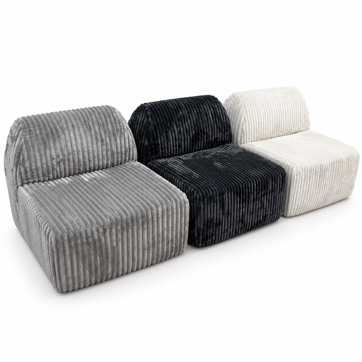 CXACXC™ Bean Bun Cloud Chair on white background