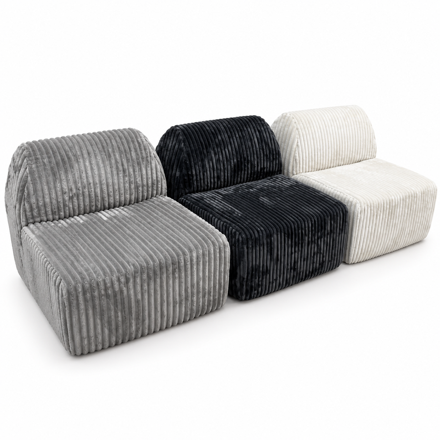 CXACXC™ Bean Bun Cloud Chair on white background