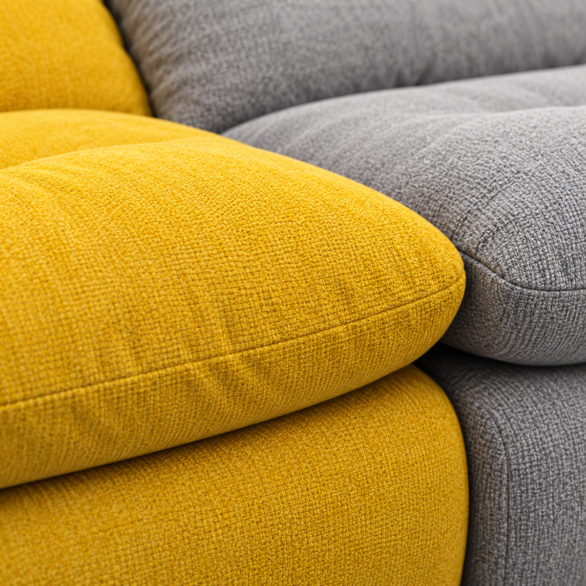 Duo Block Cloud Sofa upholstery texture detail