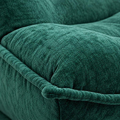 Dumpling Cloud Chair upholstery and seam detail