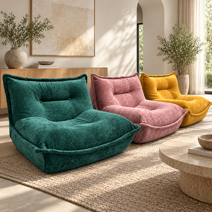 Dumpling Cloud Chair in a contemporary living room