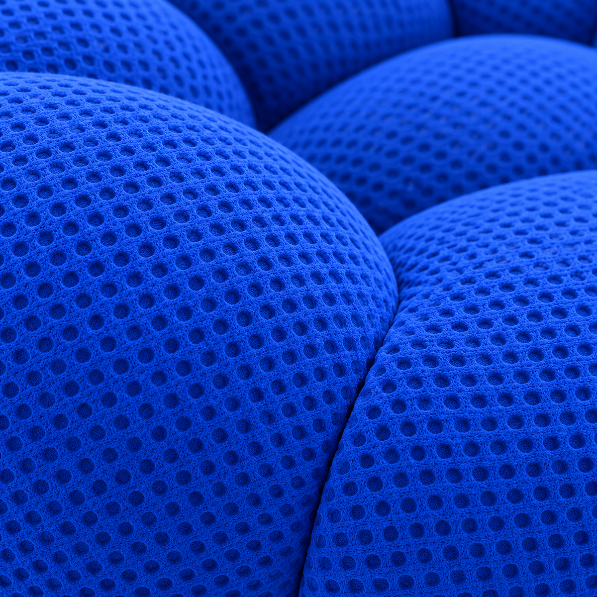 Football Round Cloud Chair upholstery texture detail