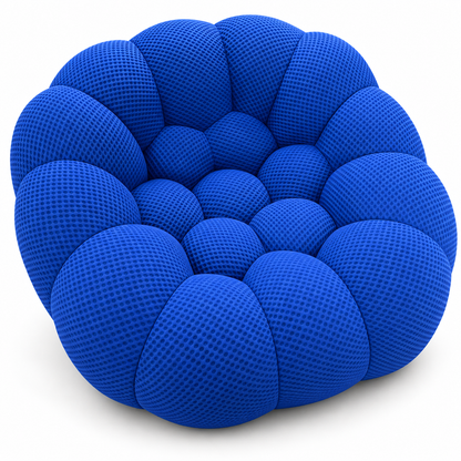 CXACXC™ Football Round Cloud Chair on white background
