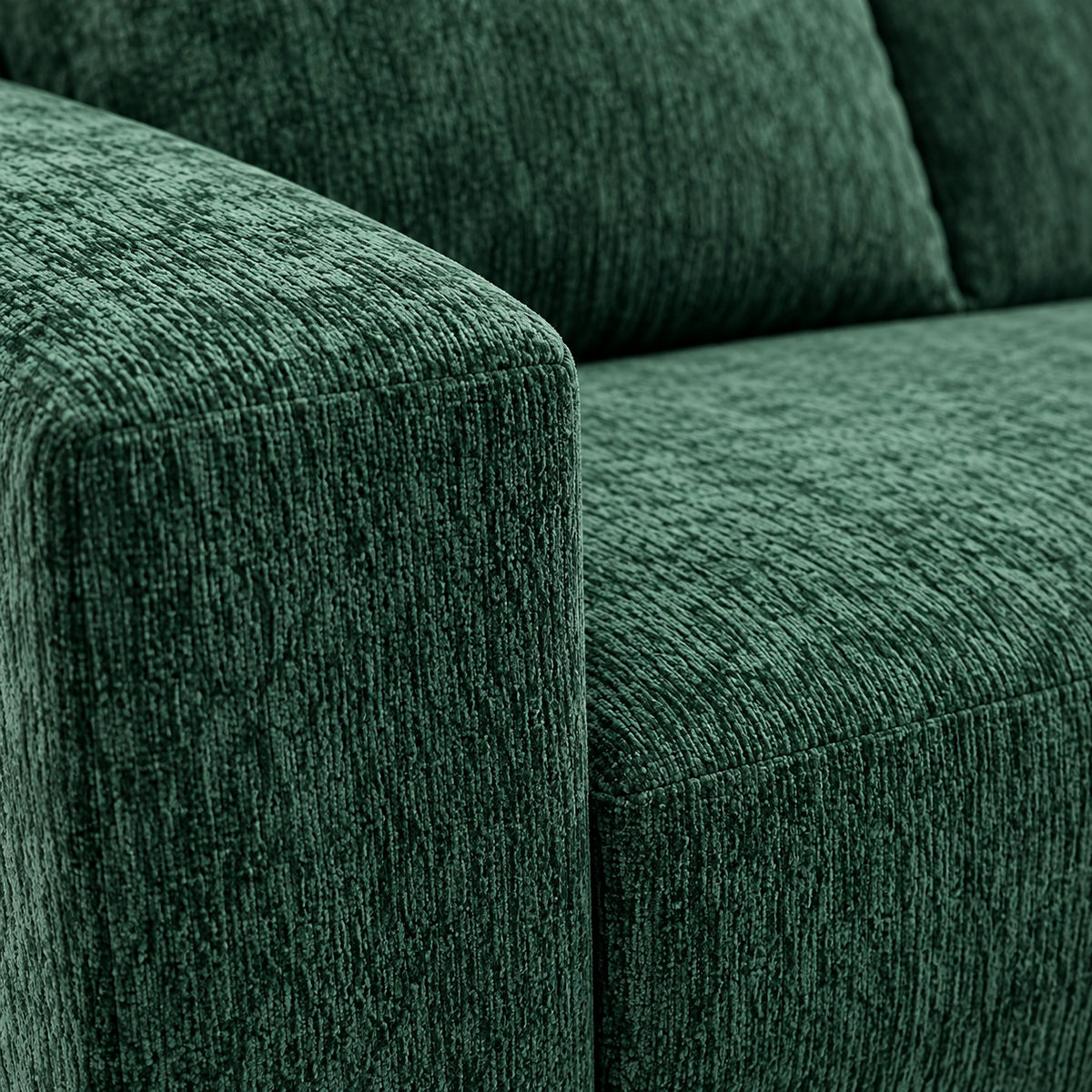 Tofu Block C Sectional Cloud Sofa upholstery and seam detail