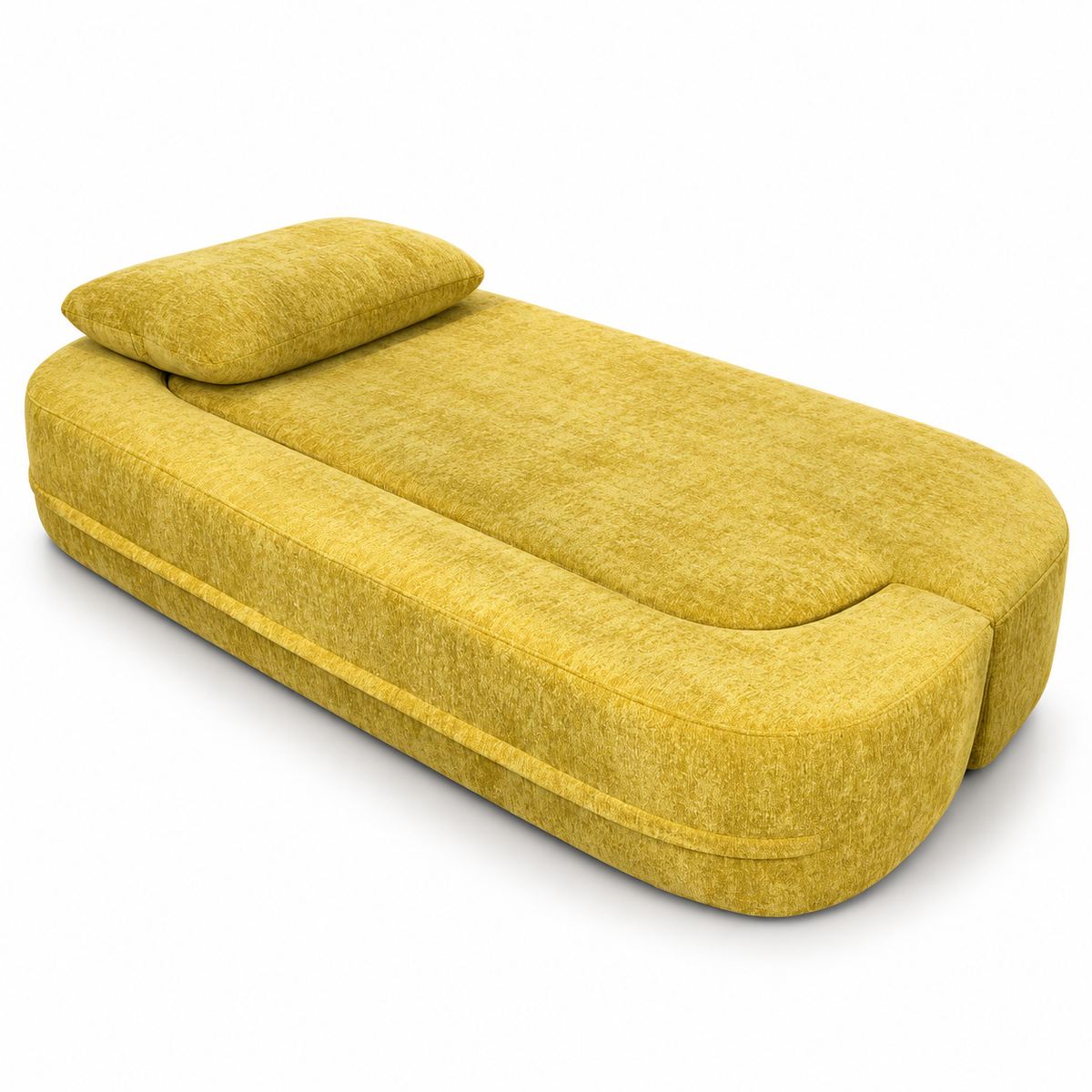 CXACXC™ Egg Shell Cloud Sofa Bed on white background