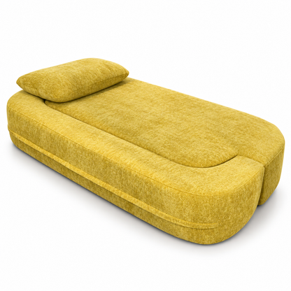 CXACXC™ Egg Shell Cloud Sofa Bed on white background