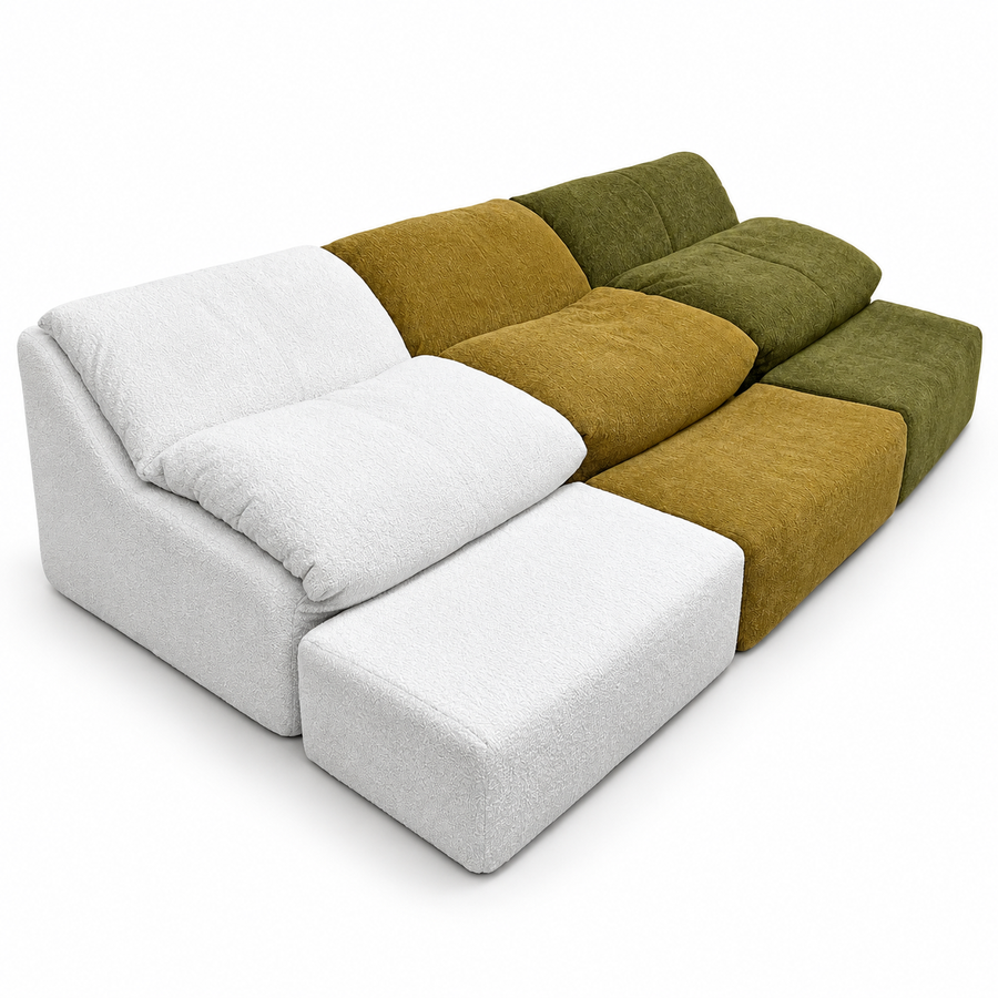 CXACXC™ Cloud Chaise Cloud Chair on white background