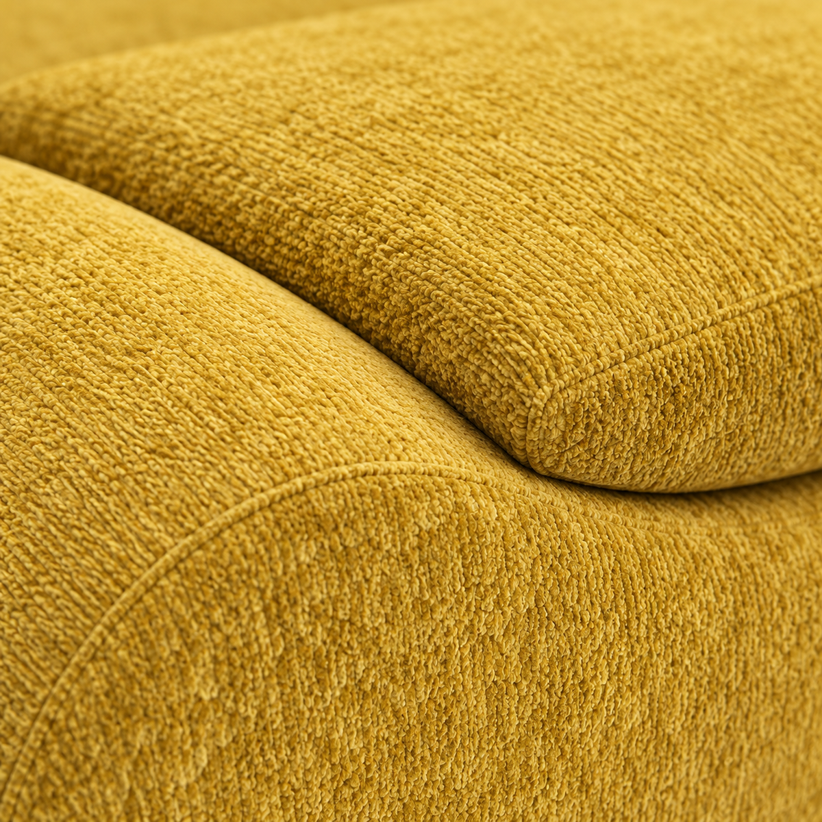 Yoga Wave Cloud Chair upholstery and seam detail