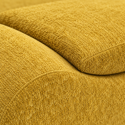 Yoga Wave Cloud Chair upholstery and seam detail