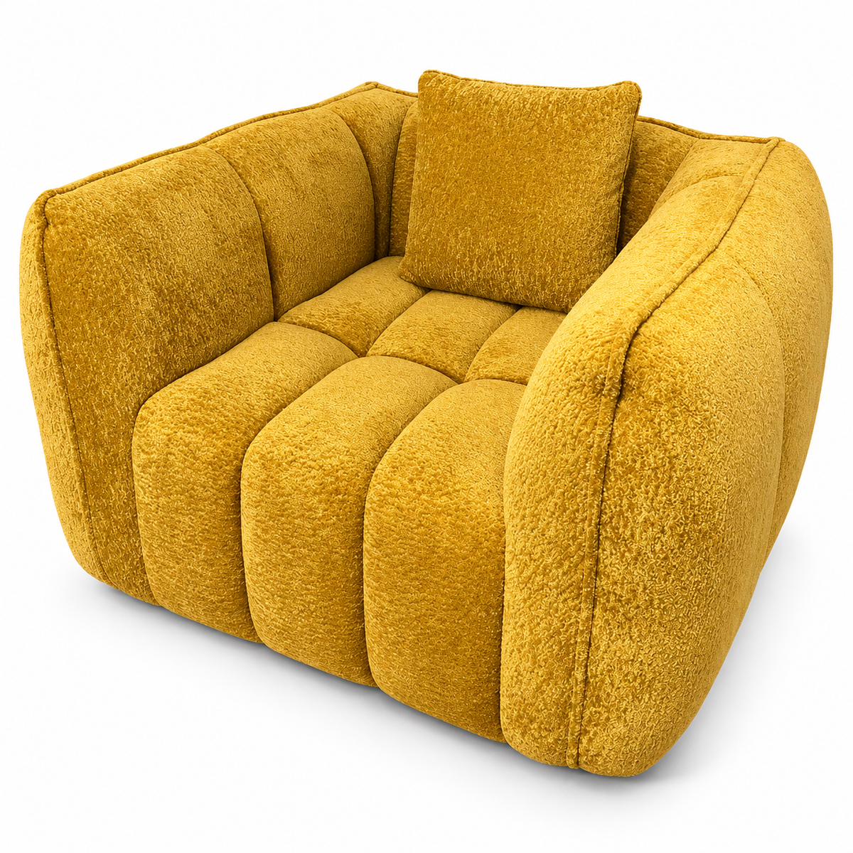 CXACXC™ Muscle Channel Cloud Sofa on white background