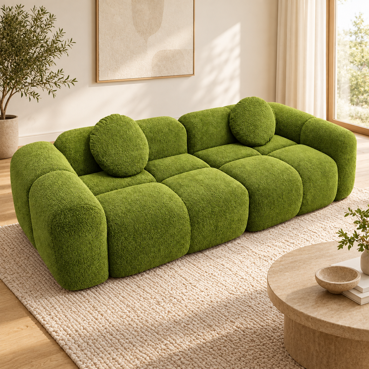 Puff Cloud Cloud Sofa in a contemporary living room