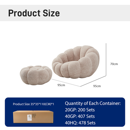 CXACXC Minimalist Foam Cloud Chair product view 2