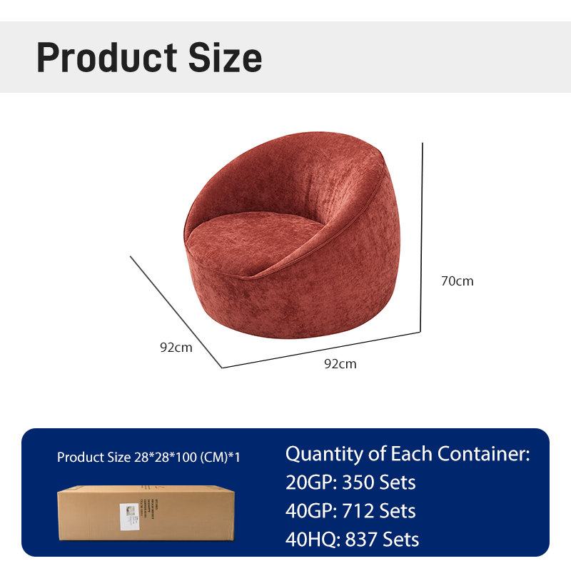 CXACXC Soft Lounge Cloud Chair product view 2