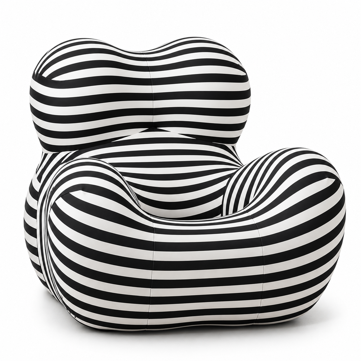 CXACXC™ Sculptural Lounge Cloud Chair on white background