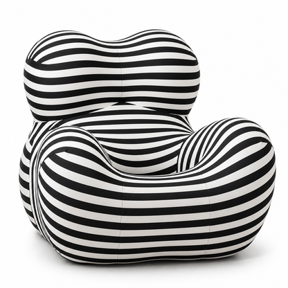 CXACXC™ Sculptural Lounge Cloud Chair on white background