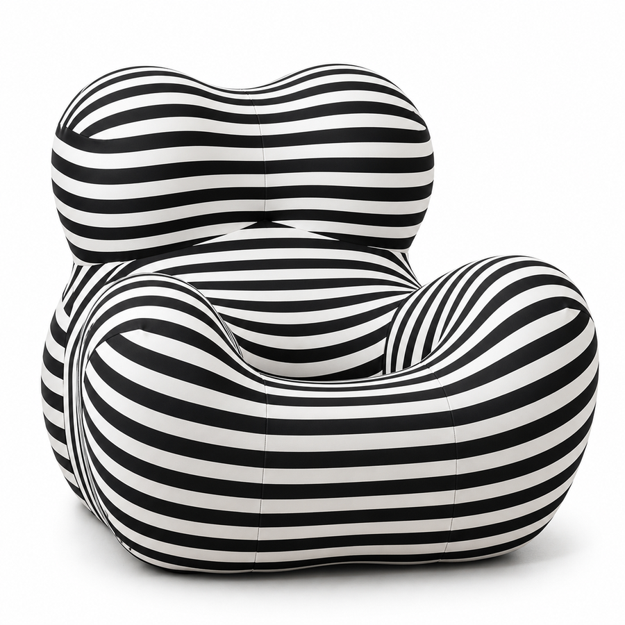CXACXC™ Sculptural Lounge Cloud Chair on white background