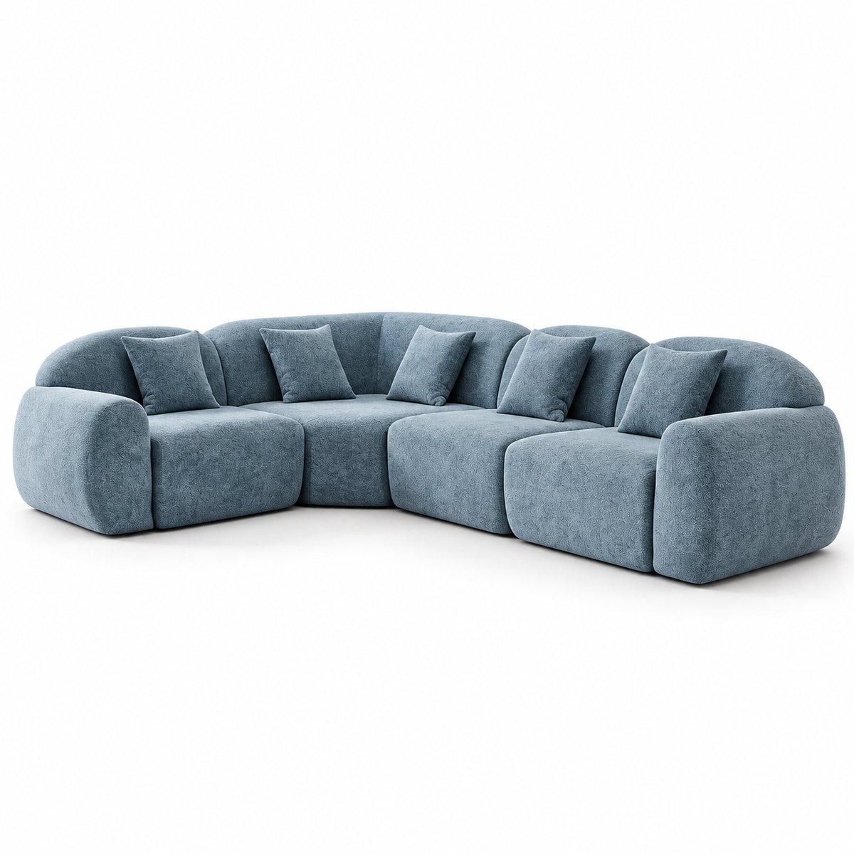 CXACXC™ Tool-Free Compact Cloud Sofa on white background