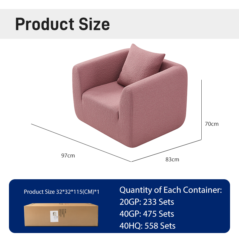 CXACXC Elephant Sculptural Cloud Chair product view 2