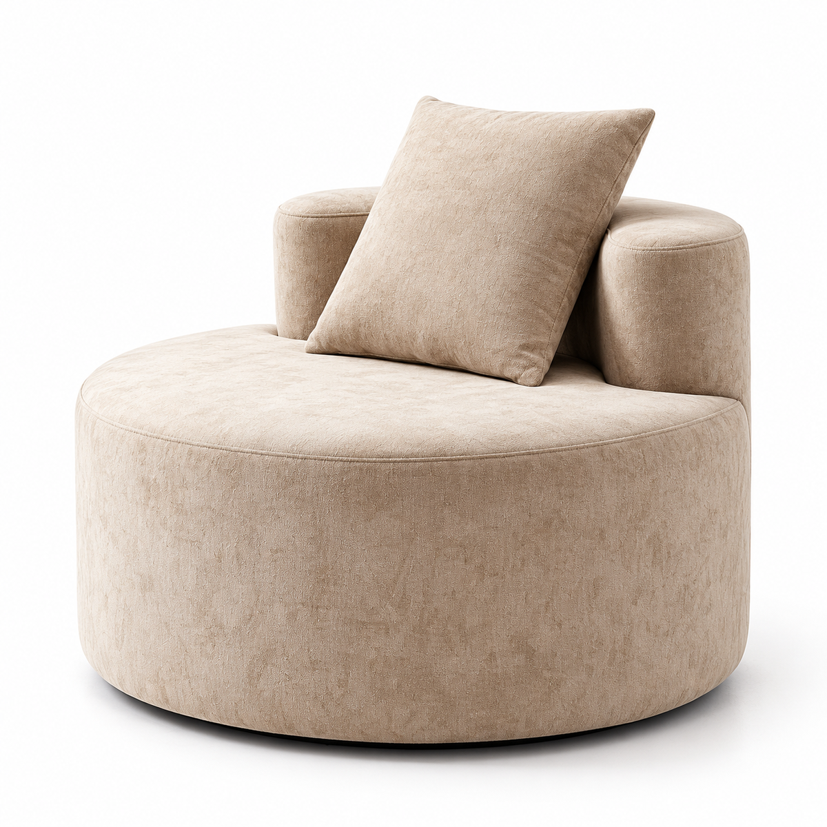 CXACXC™ Double-Arm Lounge Cloud Chair on white background