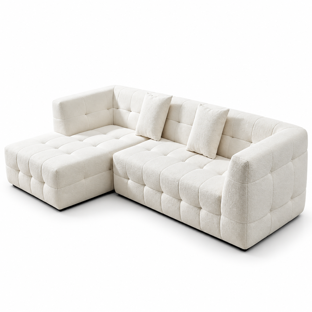 CXACXC™ Empress Corner Cloud Sofa on white background