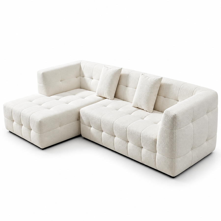 CXACXC™ Empress Corner Cloud Sofa on white background