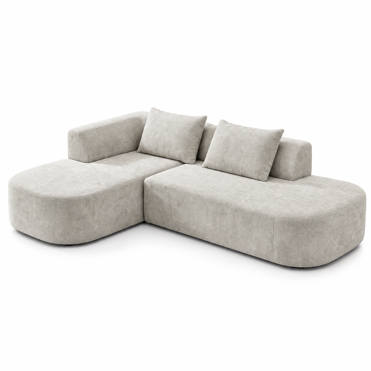 CXACXC™ Modular Corner Cloud Sofa on white background