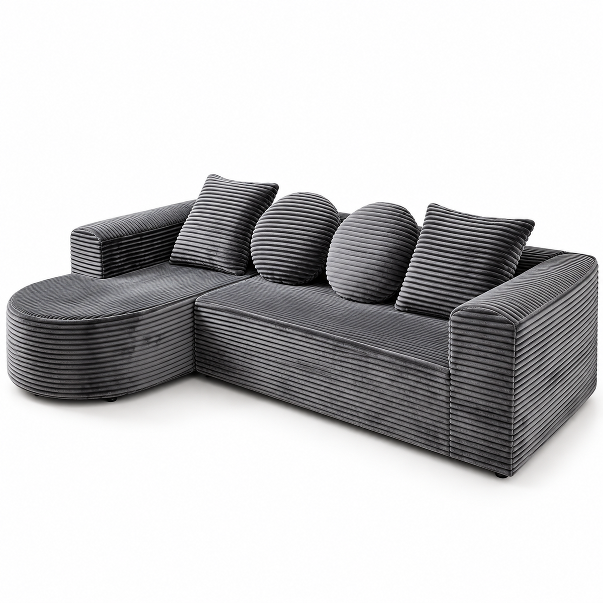 CXACXC™ High-Density Foam Modular Cloud Sofa on white background