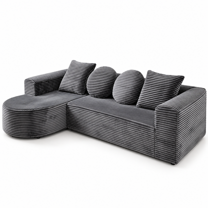 CXACXC™ High-Density Foam Modular Cloud Sofa on white background