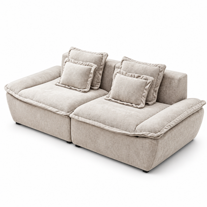 CXACXC™ Minimalist Modular Cloud Sofa on white background