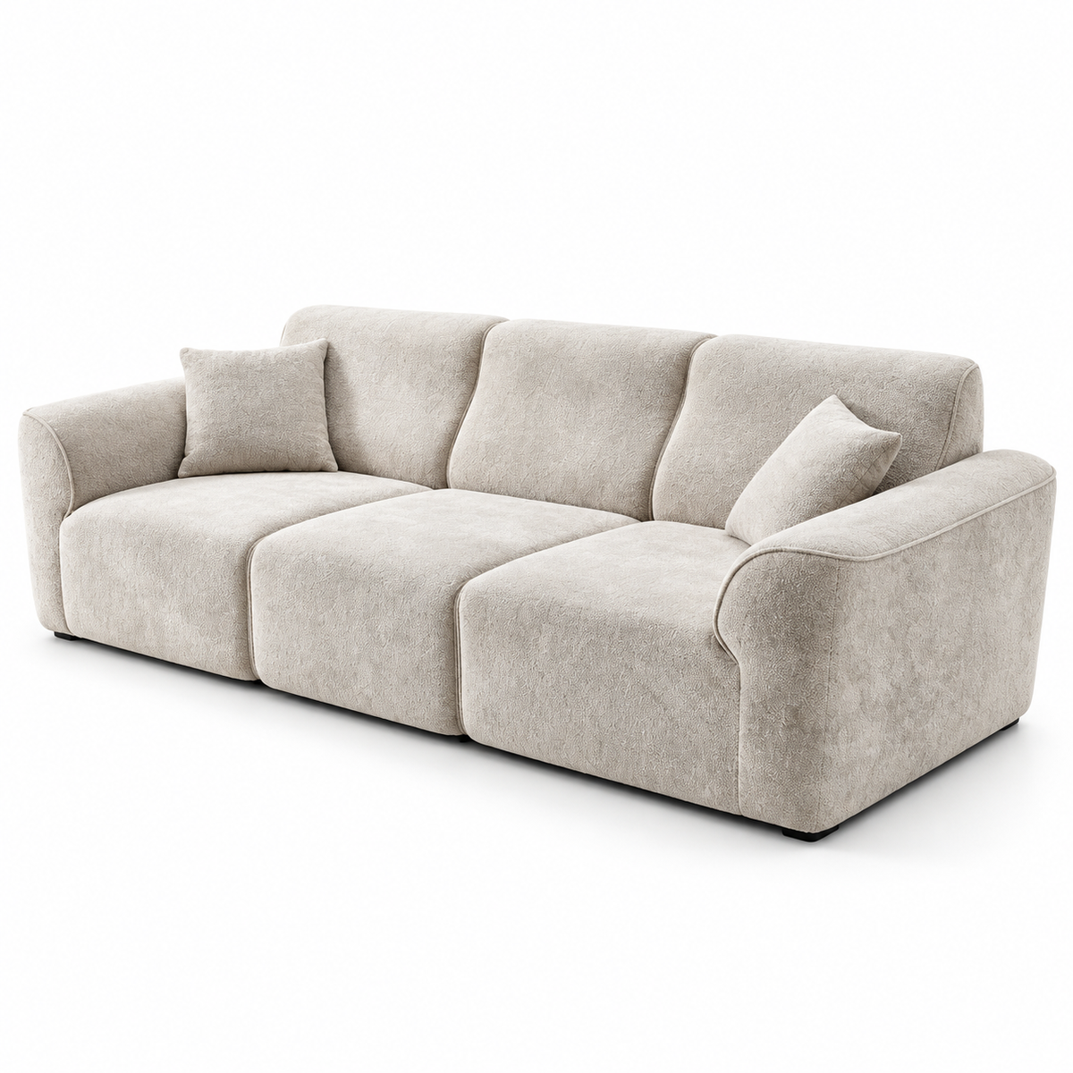 CXACXC™ 3-Seater Modular Cloud Sofa on white background