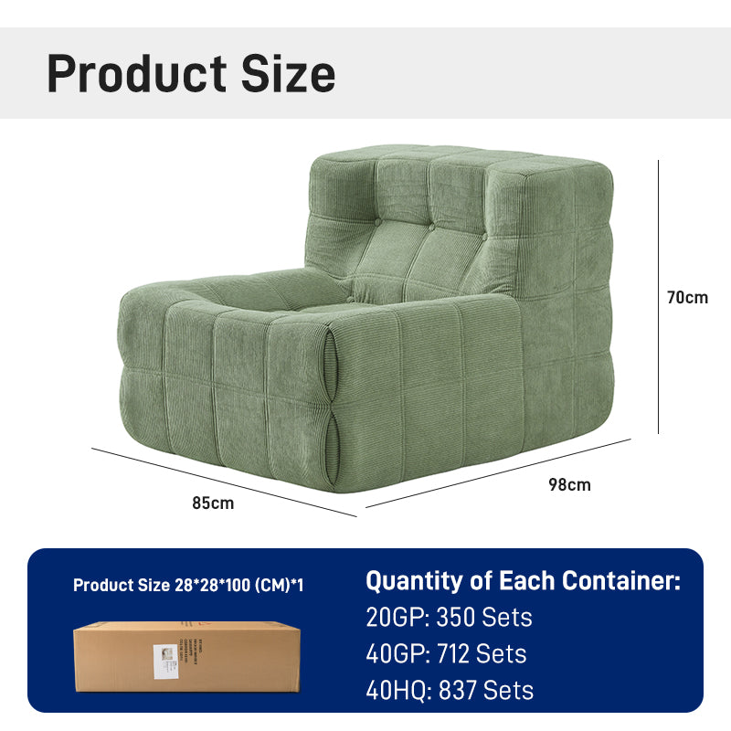 CXACXC™ Waffle Tufted Cloud Chair product view 1