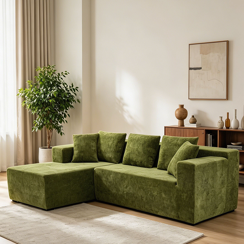 CXACXC™ L-Shaped Chaise Cloud Sofa product view 2