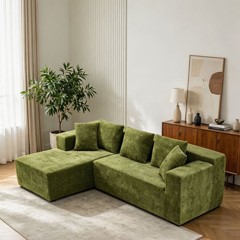 CXACXC™ L-Shaped Chaise Cloud Sofa product view 3