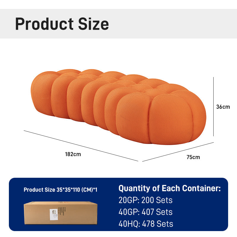 CXACXC™ Tool-Free Bubble Cloud Sofa product view 1